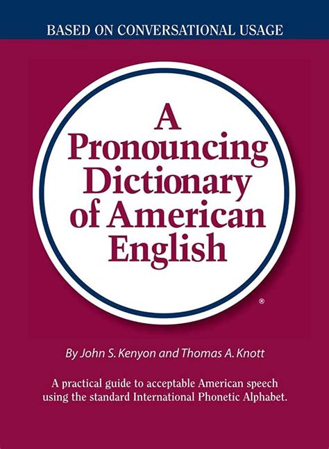 a pronouncing dictionary of american english Doc