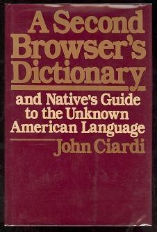 a second browsers dictionary and natives guide to the unknown american language Doc