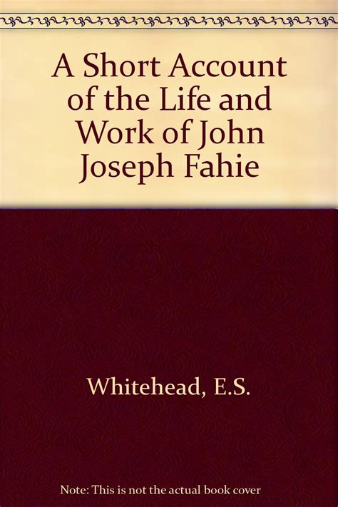 a short account of the life and work of john joseph fahie pdf Epub