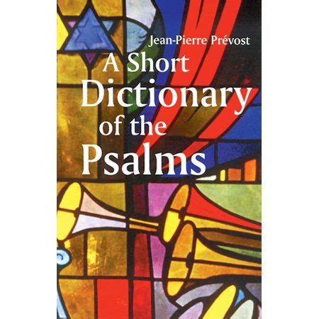 a short dictionary of the psalms Reader