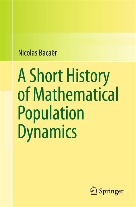 a short history of mathematical population dynamics Doc