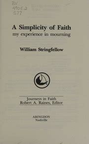 a simplicity of faith my experience in mourning Epub