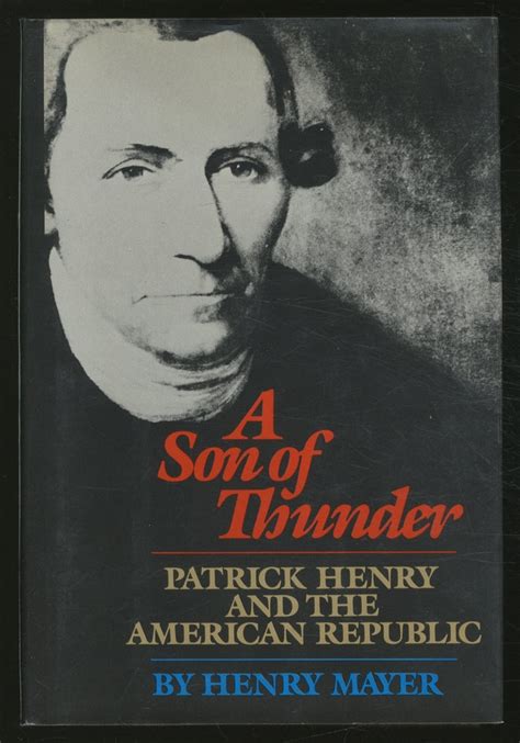 a son of thunder patrick henry and the american republic Epub