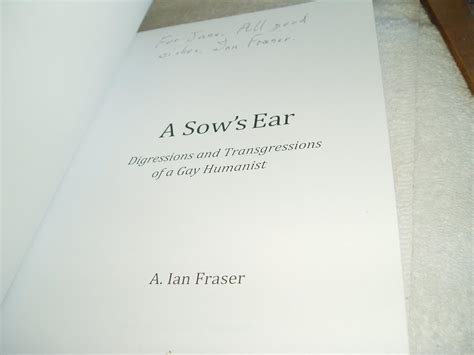 a sows ear digressions and transgressions of a gay humanist Kindle Editon