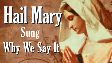 a sung hail mary in key of c english PDF