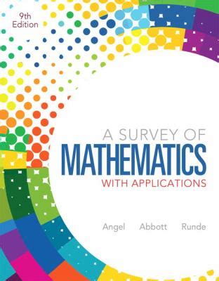 a survey of mathematics with applications 9th edition Doc