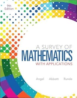 a survey of mathematics with applications 9th edition Doc