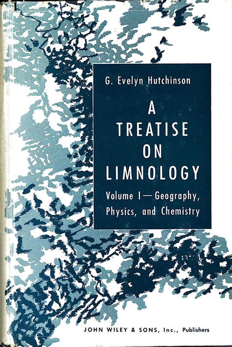a treatise on limnology volume 1 vol 1 Reader
