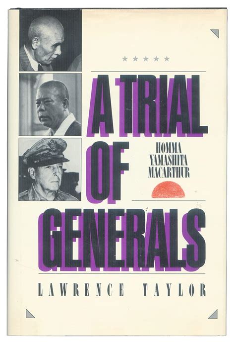 a trial of generals homma yamashita macarthur Doc