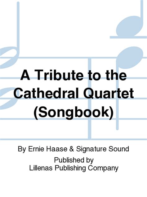 a tribute to cathedral quartet folio ttbb PDF