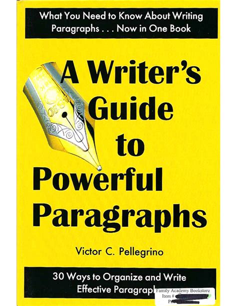 a writers guide to powerful paragraphs Reader