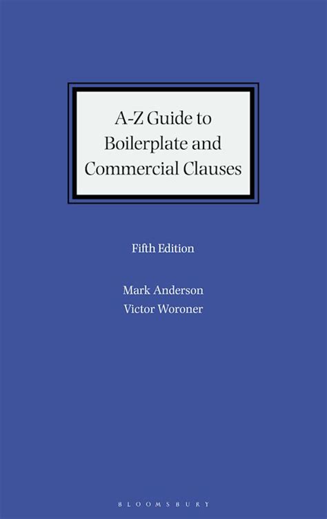 a z guide to boilerplate and commercial PDF