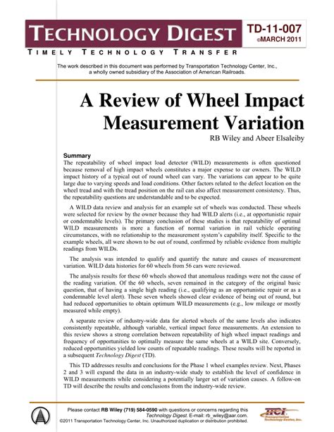 a-review-of-wheel-impact-measurement-variation-railinc-41095 Ebook Reader