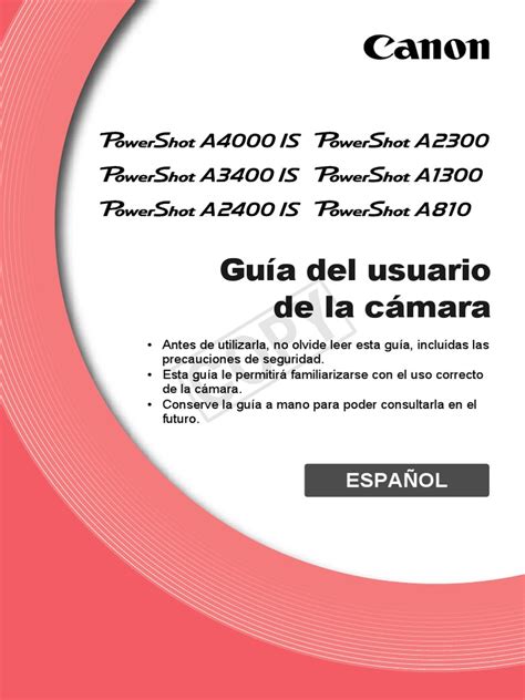 a2300 canon manual pdf Kindle Editon