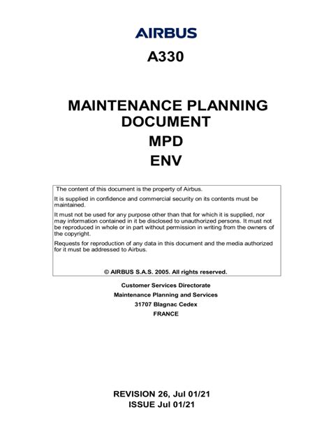 a330 maintenance planning document pdf PDF