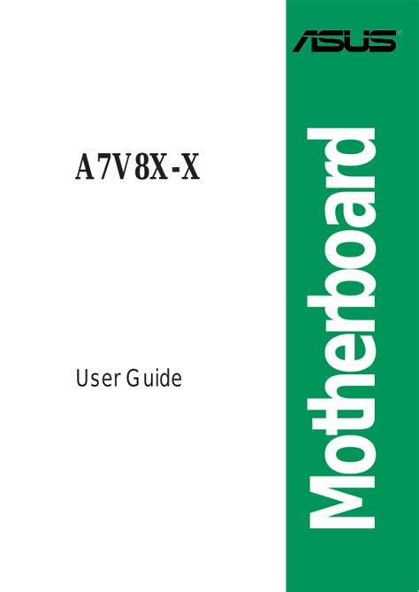 a7v8x x manual pdf Reader