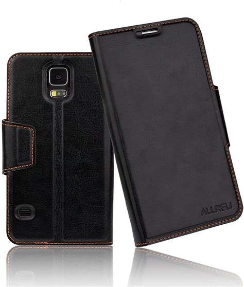 aLLreLi Kickstand Samsung Premium Leather Reader