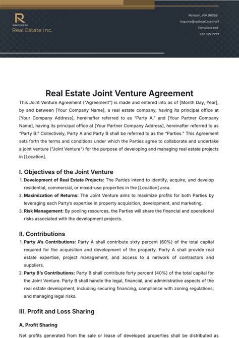 a_primer_on_real_estate_joint_venture_agreements Ebook Kindle Editon