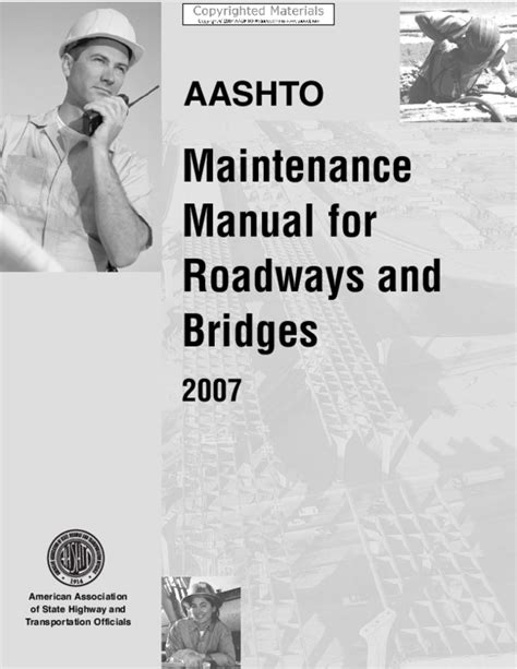 aashto maintenance manual 1560511354 Reader