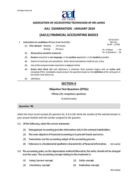 aat exam papers tamil Doc