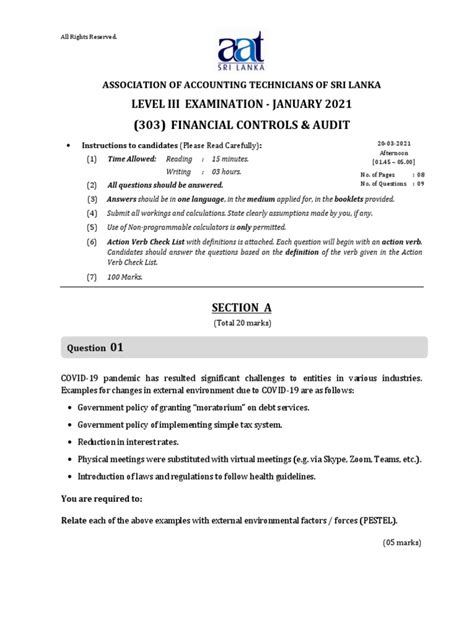 aat past exam paper Epub