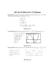 ab clue problem set solutions Epub