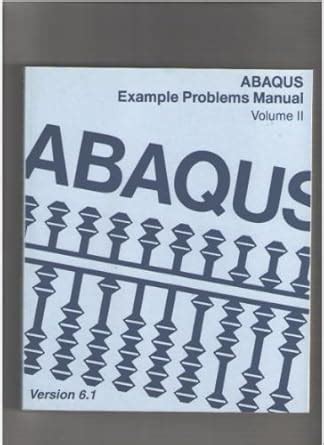 abaqus example problems manual volume 1 Epub