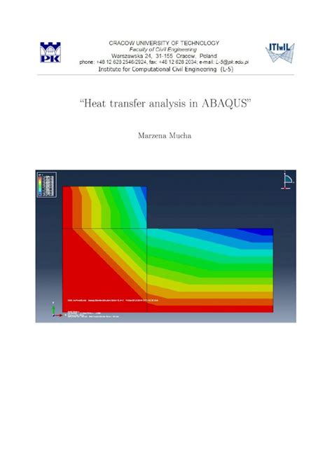 abaqus heat convection problem pdf Doc