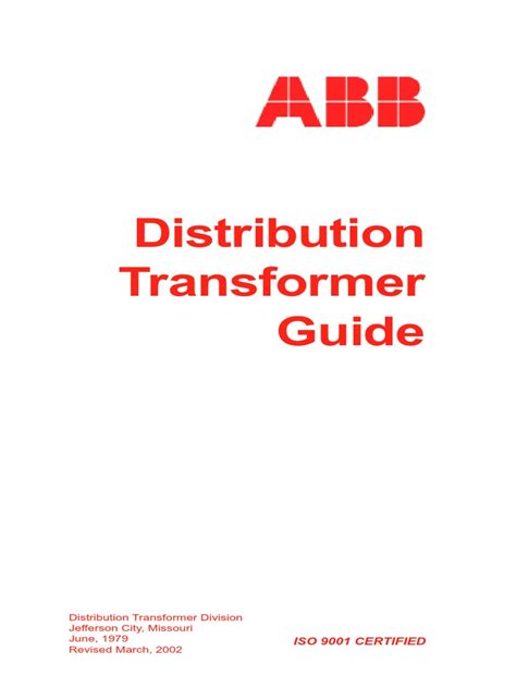 abb distribution transformer guide pdf Epub