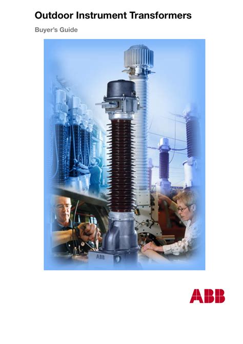 Abb High Voltage Current Transformer Catalogue