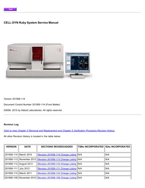 abbott cell dyn ruby service manual Ebook Reader