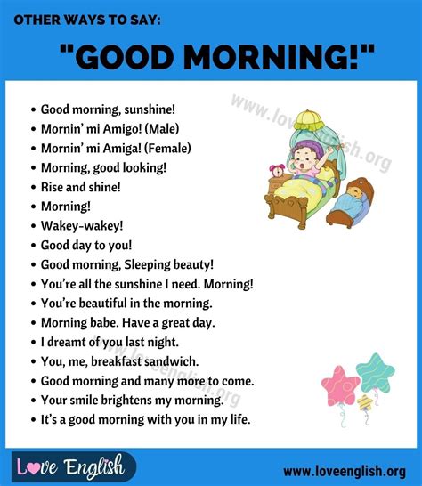 abbreviation for good morning