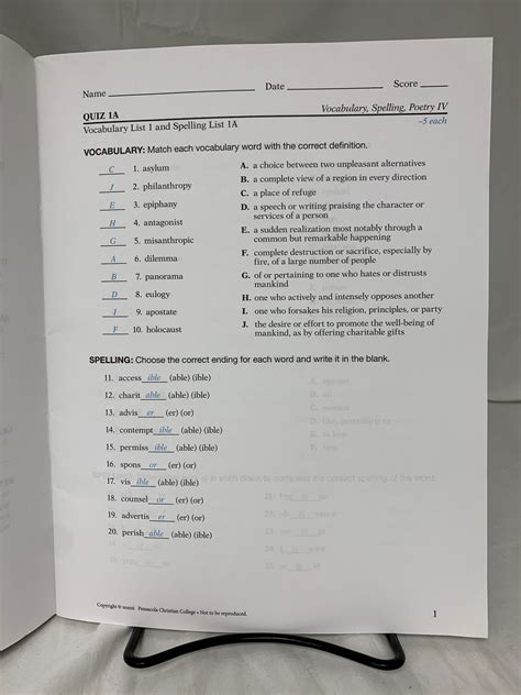 abeka answers for test 10 Epub