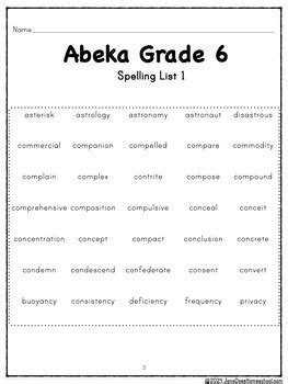 abeka spelling vocabulary poetry 6 answers Epub