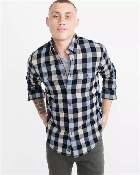 abercrombie flannel shirt