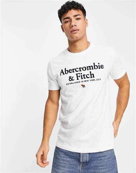 abercrombie white t shirt