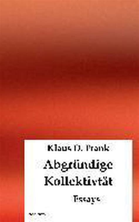 abgr ndige kollektivit t klaus d frank Epub