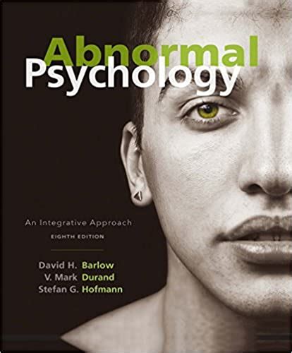 abnormal psychology an integrative approach Ebook Kindle Editon