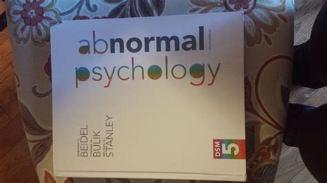 abnormal psychology beidel 3rd edition PDF