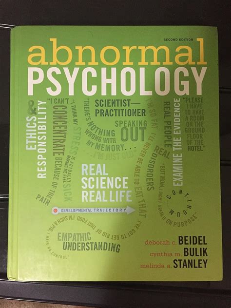 abnormal psychology beidel bulick stanley Reader