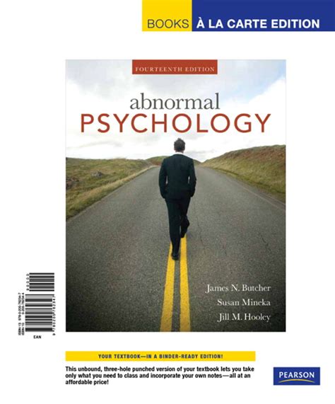 abnormal psychology books a la carte edition 3rd edition Reader