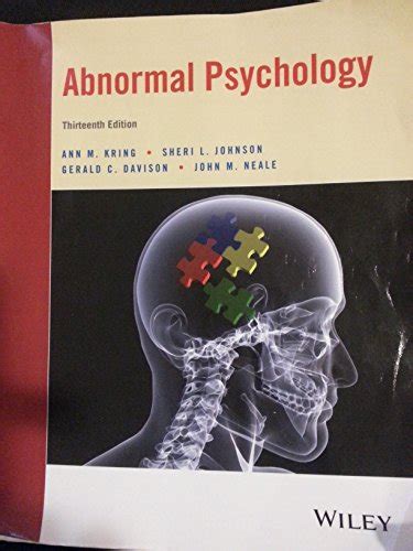 abnormal psychology kring 13th edition Kindle Editon