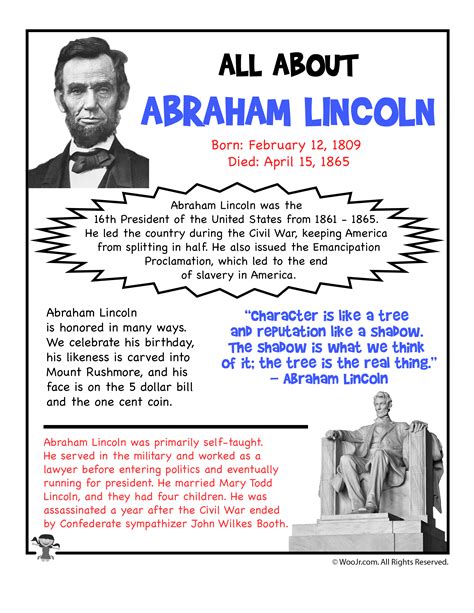 abraham lincoln biography for children Epub