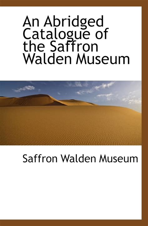 abridged catalogue saffron walden museum PDF