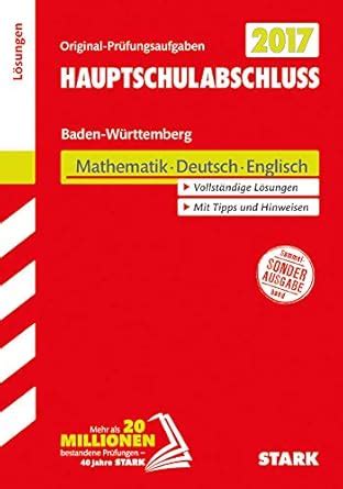 abschlusspr fung hauptschule baden w rttemberg deutsch forster Reader