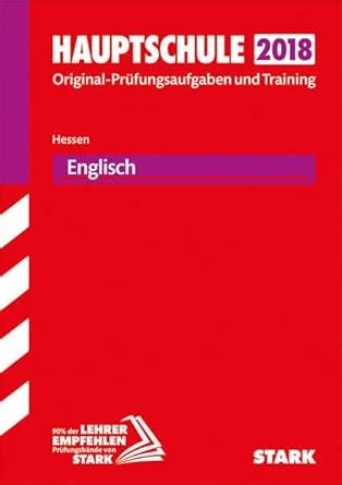 abschlusspr fung hauptschule hessen englisch l sungsheft PDF