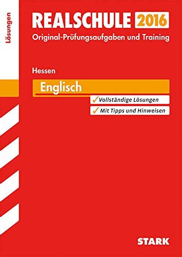 abschlusspr fung realschule hessen englisch l sungsheft Kindle Editon