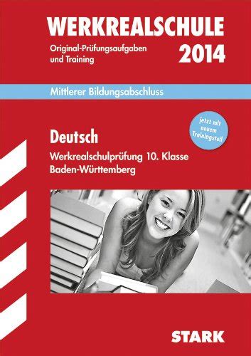 abschlusspr fung werkrealschule baden w rttemberg deutsch klasse PDF