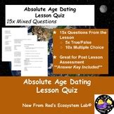 absolute dating skills answer key Doc