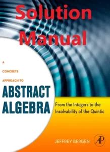 abstract algebra judson solution manual pdf PDF